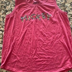 Walt Disney Parks Mickey Mouse Womens Tank Top
